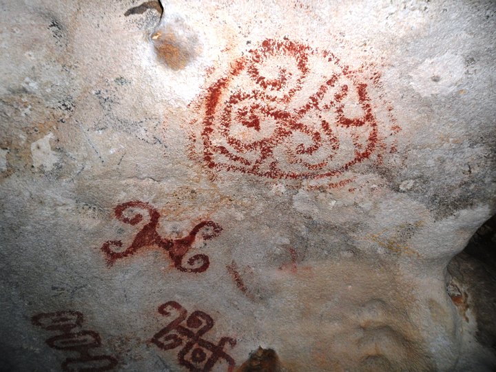 Fontein Cave: painted panel 6