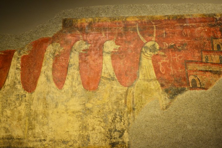 Taüll: painted apse detail 01
